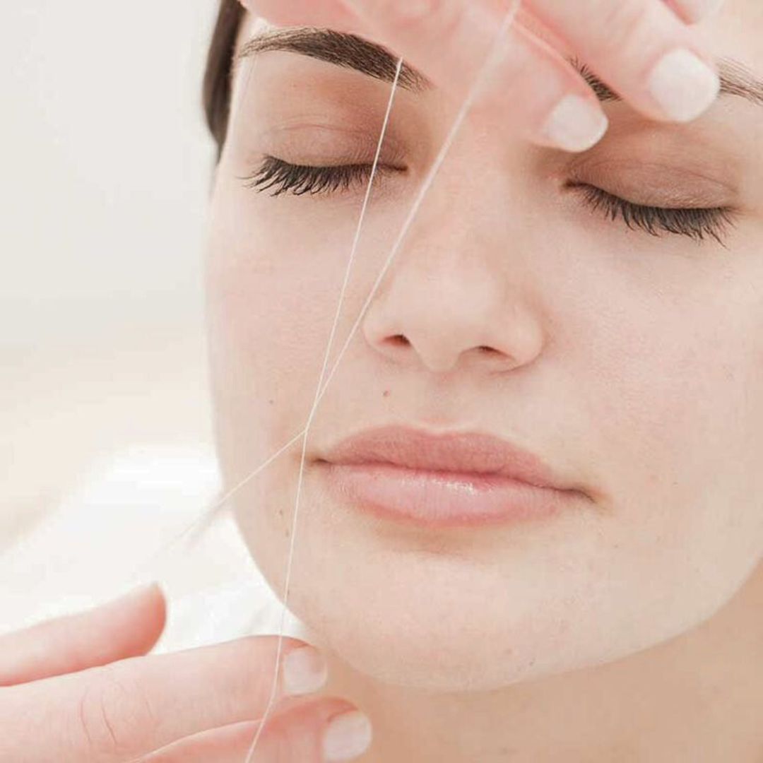 Depilación con hilo labios